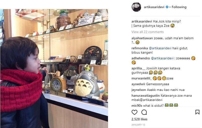 Dayana Zoelie Ibrahim (Zoe) Anak Ke-2 Artika-Baim